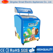 Mini Display Freezer for Ice Cream 150L with Ce